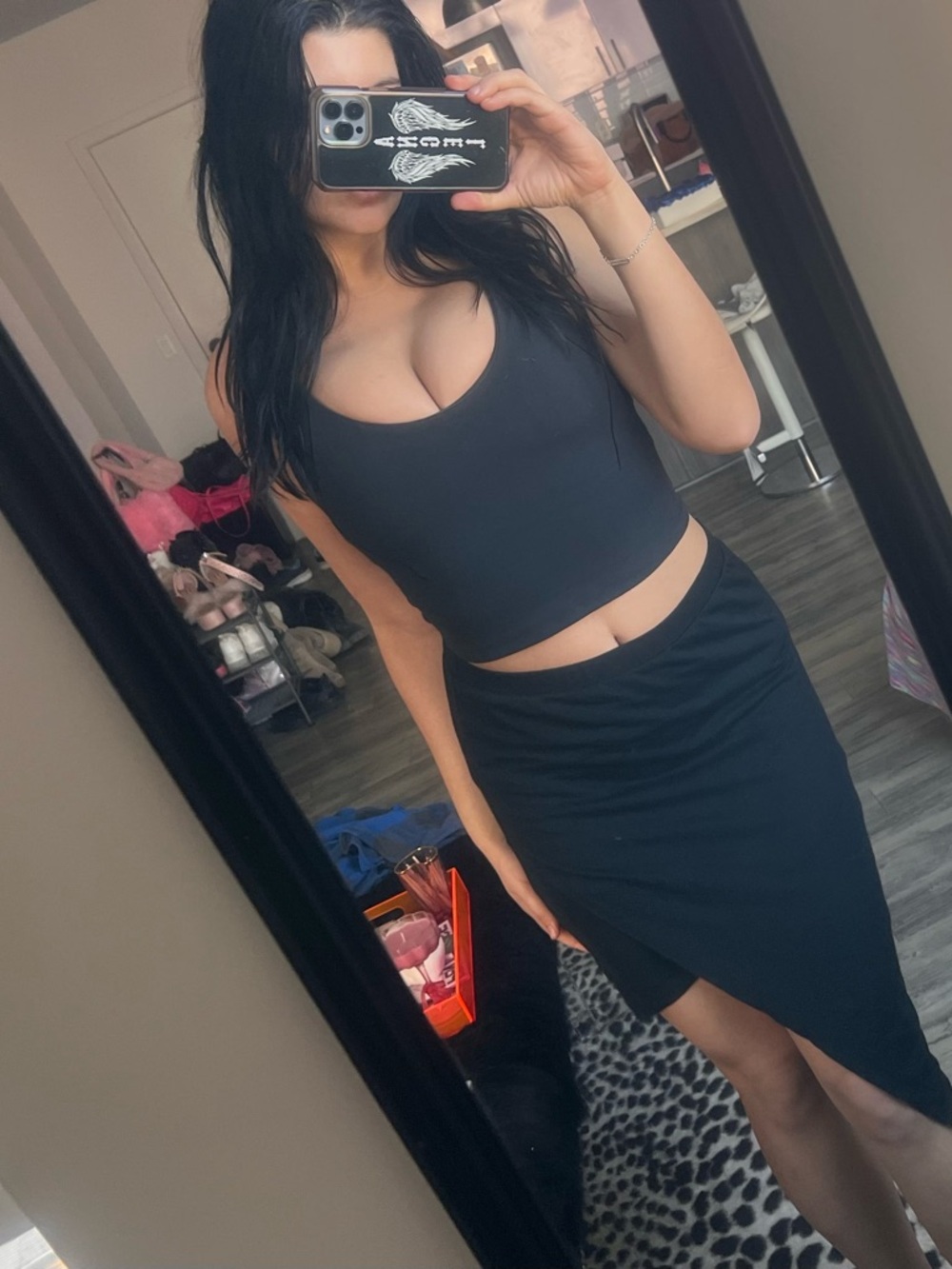 Alternative Apparel asymmetrical skirt